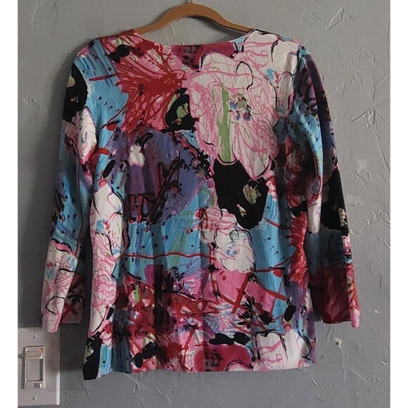 Alberto Makali Tops  Style Sweater, V Neck, Viscose Spandex, Very Soft, Art - Picture 5 of 11